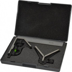 SPI - 3 Piece, 6" Combination Square Set - 1/16, 1/32, 1/64 & 1/8" (4R) Graduation, Hardened Steel Blade, Hardened Steel Center & Square Head - Industrial Tool & Supply