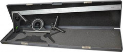 SPI - 4 Piece, 24" Combination Square Set - 1/100, 1/32, 1/50 & 1/64" (16R) Graduation, Hardened Steel Blade, Hardened Steel Center, Protractor & Square Head - Industrial Tool & Supply