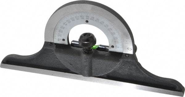 SPI - 12 to 24 Inch Long Blade, Combination Square Protractor Head - Cast Iron - Industrial Tool & Supply
