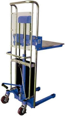 Vestil - 880 Lb Capacity Portable Hydraulic Hefty Lift Table - 3-1/2" Lift Height, 24" Platform Length x 23" Platform Width - Industrial Tool & Supply