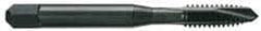 OSG - 1-1/2 - 12 UNF, 4 Flute, Oxide Finish, Vanadium High Speed Steel Spiral Point Tap - Plug Chamfer, Right Hand Thread, 6-3/8" OAL, 3" Thread Length, 1.233" Shank Diam - Exact Industrial Supply