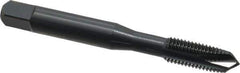 OSG - 5/16-24 UNF, 3 Flute, Oxide Finish, Vanadium High Speed Steel Spiral Point Tap - Plug Chamfer, Right Hand Thread, 2-23/32" OAL, 1-1/8" Thread Length, 0.318" Shank Diam, 2B Class of Fit, Series 280 - Exact Industrial Supply