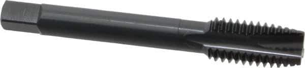 OSG - 1/2-13 UNC, 3 Flute, Oxide Finish, Vanadium High Speed Steel Spiral Point Tap - Plug Chamfer, Right Hand Thread, 3-3/8" OAL, 1-21/32" Thread Length, 0.367" Shank Diam, 3B Class of Fit, Series 280 - Exact Industrial Supply