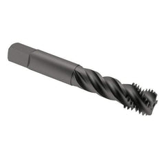 OSG - 3/4-10 UNC 4 Flute 2B/3B Modified Bottoming Spiral Flute Tap - Vanadium High Speed Steel, Oxide Finish, 4-1/4" OAL, Right Hand Flute, Right Hand Thread, H5, Series 290 - Industrial Tool & Supply