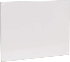 Cooper B-Line - 20-7/8" OAW x 26-7/8" OAH Powder Coat Finish Electrical Enclosure Flanged Panel - 30" x 24" Box, 12 Gauge Steel, Use with 30248RHC - Industrial Tool & Supply