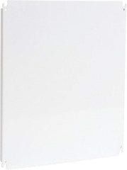 Cooper B-Line - 18" OAW x 22" OAH Powder Coat Finish Electrical Enclosure Nonperforated Panel - 24" x 20" Box, 12 Gauge Steel, Use with 202410-SD/20248-SD/242010-SD/242010-SDW/242012-SD/242012-SDW/24206-SD/24206-SDW/24208-FM/24208-SD/24208-SDW - Industrial Tool & Supply