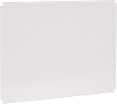 Cooper B-Line - 22" OAW x 28" OAH Powder Coat Finish Electrical Enclosure Nonperforated Panel - 30" x 24" Box, 12 Gauge Steel, Use with 243010-SD/24308-SD/302410-SD/302410-SDW/302412-SD/302412-SDW/302420-SD/302420-SDW/30248-FM/30248-SD/30248-SDW - Industrial Tool & Supply