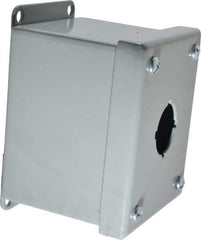 Cooper B-Line - 1 Hole, 1.203 Inch Hole Diameter, Steel Pushbutton Switch Enclosure - 4 Inch High x 3-1/4 Inch Wide x 3 Inch Deep, 12, 13 NEMA Rated - Industrial Tool & Supply