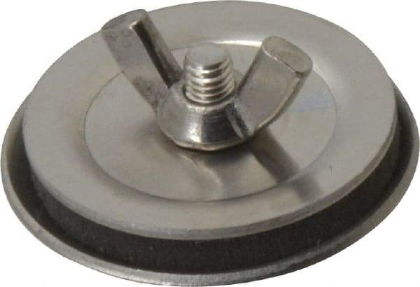 Cooper B-Line - 3/4" Conduit, 4X NEMA Rated, Electrical Enclosure Stainless Steel Hole Seal - UL Listed, Includes Oil-Resistant Gasket, Plated Stud & Wing Nut - Industrial Tool & Supply