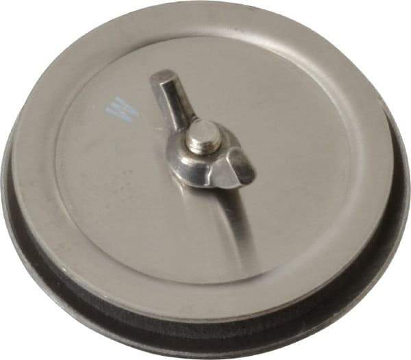 Cooper B-Line - 1-1/4" Conduit, 4X NEMA Rated, Electrical Enclosure Stainless Steel Hole Seal - UL Listed, Includes Oil-Resistant Gasket, Plated Stud & Wing Nut - Industrial Tool & Supply