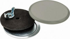 Cooper B-Line - 1-1/2" Conduit, 4, 12, 13, 3R NEMA Rated, Electrical Enclosure Steel Hole Seal - ANSI 61/UL Listed, Includes Oil-Resistant Gasket, Plated Stud & Wing Nut - Industrial Tool & Supply