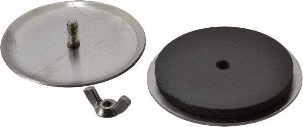 Cooper B-Line - 1-1/2" Conduit, 4X NEMA Rated, Electrical Enclosure Stainless Steel Hole Seal - UL Listed, Includes Oil-Resistant Gasket, Plated Stud & Wing Nut - Industrial Tool & Supply