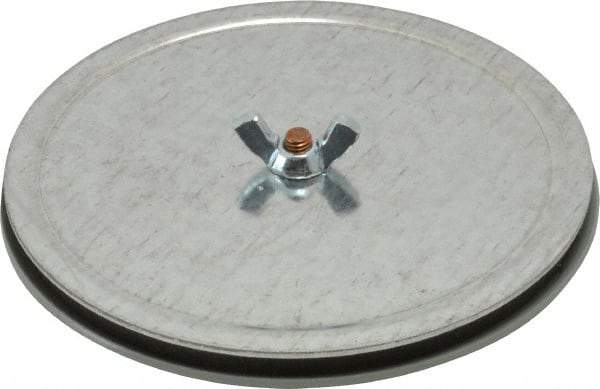 Cooper B-Line - 3" Conduit, 4, 12, 13, 3R NEMA Rated, Electrical Enclosure Steel Hole Seal - ANSI 61/UL Listed, Includes Oil-Resistant Gasket, Plated Stud & Wing Nut - Industrial Tool & Supply