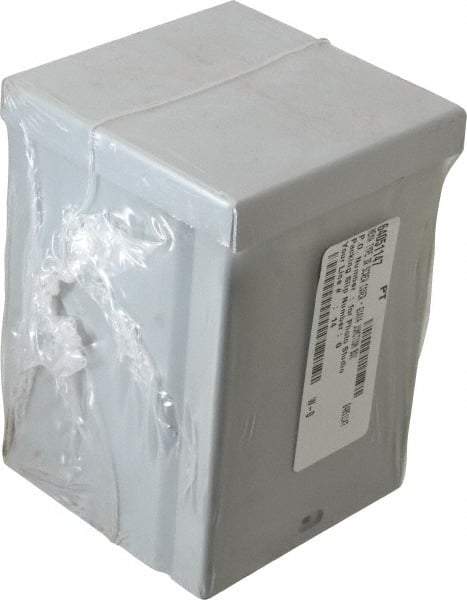 Cooper B-Line - Steel Junction Box Enclosure Screw Flat Cover - NEMA 3R, 4" Wide x 6" High x 4" Deep, Rainproof - Industrial Tool & Supply