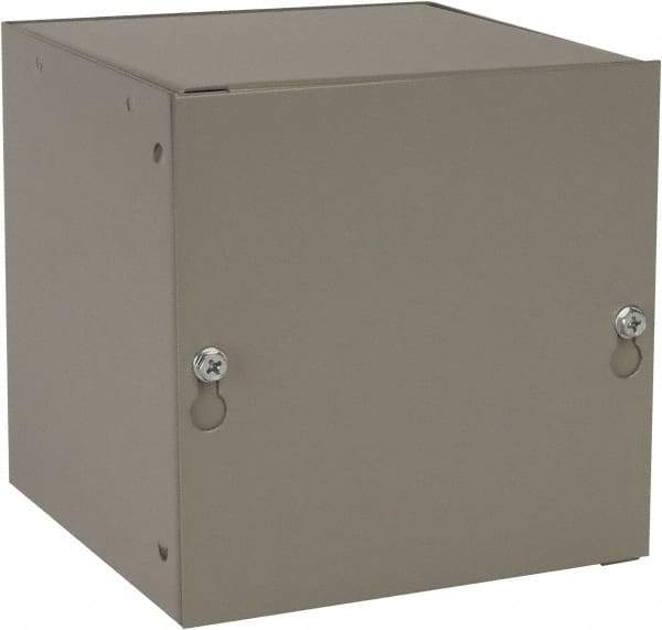 Cooper B-Line - Steel Junction Box Enclosure Screw Flat Cover - NEMA 1, 6" Wide x 6" High x 6" Deep - Industrial Tool & Supply