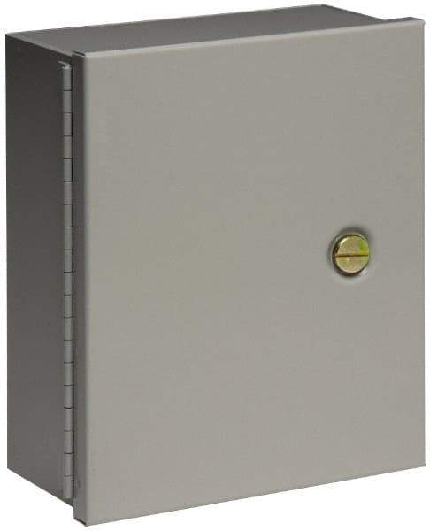 Cooper B-Line - Steel Standard Enclosure Hinge Flat Cover - NEMA 1, 30" Wide x 36" High x 12-5/8" Deep - Industrial Tool & Supply