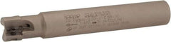 Iscar - 1/2" Cut Diam, 0.303" Max Depth of Cut, 1/2" Shank Diam, 3.27" OAL, Indexable Square Shoulder End Mill - HP AN.. 0702.. Inserts, Cylindrical Shank, 90° Lead Angle, Through Coolant, Series Heliplus - Industrial Tool & Supply