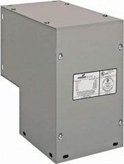 Cooper B-Line - 6 Inch Wide x 6 Inch High, Raceway Elbow End - 90°, Gray, For Use with Lay In Wireways, Type 1 Screw Cover Wireway - Industrial Tool & Supply