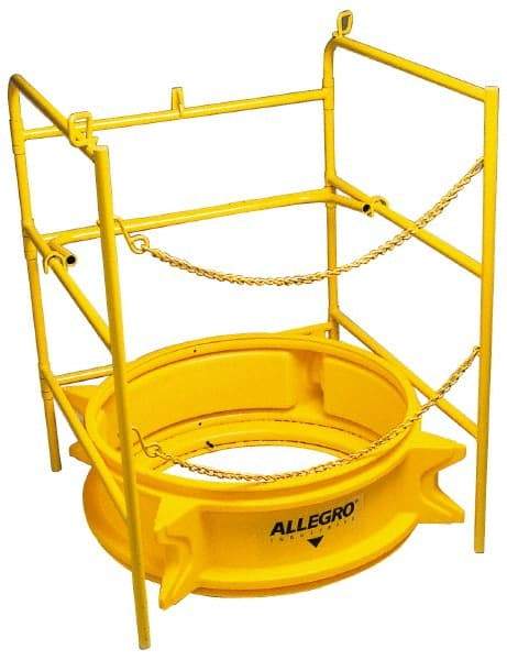 Allegro - Manhole Shield - For 12 Inch Manhole, Plastic - Industrial Tool & Supply