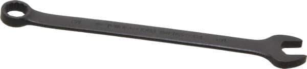 Proto - 1/2" 12 Point Offset Combination Wrench - 15° Offset Angle, 8-7/8" OAL, Steel, Black Finish - Industrial Tool & Supply