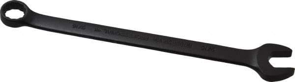 Proto - 9/16" 12 Point Combination Wrench - 15° Offset Angle, 8-5/8" OAL, Steel, Black Finish - Industrial Tool & Supply