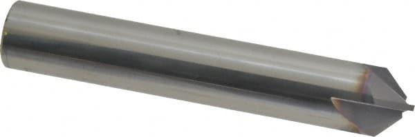 Niagara Cutter - 1/2" Diam 4 Flute Single End Solid Carbide Chamfer Mill - Industrial Tool & Supply