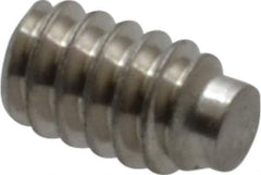 Value Collection - #4-40 UNC, 3/16" OAL, Half Dog Point Set Screw - Grade Austenitic A2 Stainless Steel, 0.05" Key - Industrial Tool & Supply