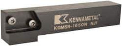 Kennametal - KGMS, Right Hand, Indexable Grooving Tool Holder - 25.4mm Shank Height, 25.4mm Shank Width, 139.9mm OAL - Industrial Tool & Supply
