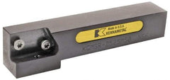 Kennametal - KGMS, Left Hand, Indexable Grooving Tool Holder - 25mm Shank Height, 25mm Shank Width, 138.75mm OAL - Industrial Tool & Supply