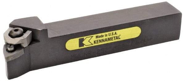 Kennametal - MWLN, Left Hand Cut, 5° Lead Angle, 20mm Shank Height x 20mm Shank Width, Negative Rake Indexable Turning Toolholder - 125mm OAL, WN..0804. Insert Compatibility, Series Wedgelock - Industrial Tool & Supply