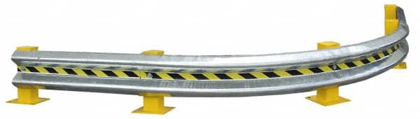Vestil - Guard Rail Type: Heavy Duty Guardrail Style: Curved - Industrial Tool & Supply