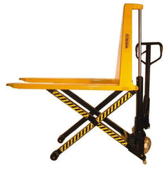 Wesco Industrial Products - 3,000 Lb Capacity Skid Lifter Scissor Lift - 3-1/2" Lift Height, 43" Platform Length x 20" Platform Width - Industrial Tool & Supply