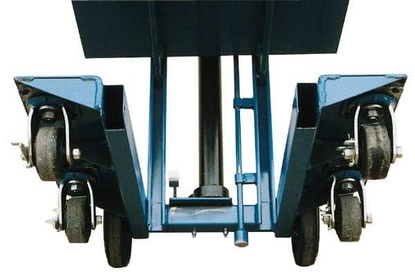 Vestil - 175 Lb Capacity Manual Cable Winch Lift Table - 1/4" to 58" Lift Height, 20" Platform Length x 20" Platform Width - Industrial Tool & Supply