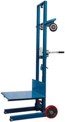 Vestil - 500 Lb Capacity Portable Steel Light Load Lift Table - 6-1/4" Lift Height, 20" Platform Length x 20" Platform Width - Industrial Tool & Supply