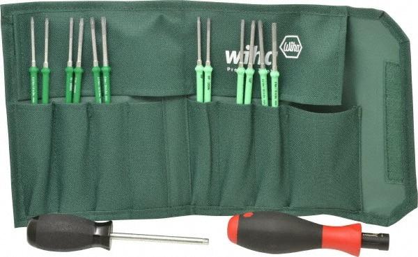 Wiha - 14 Piece Bit Screwdriver - Torx, TorxPlus, Torque Control Set - Industrial Tool & Supply