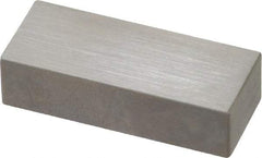 Mitutoyo - 0.55" Rectangular Steel Gage Block - Accuracy Grade AS-1, Includes Certificate of Inspection - Industrial Tool & Supply