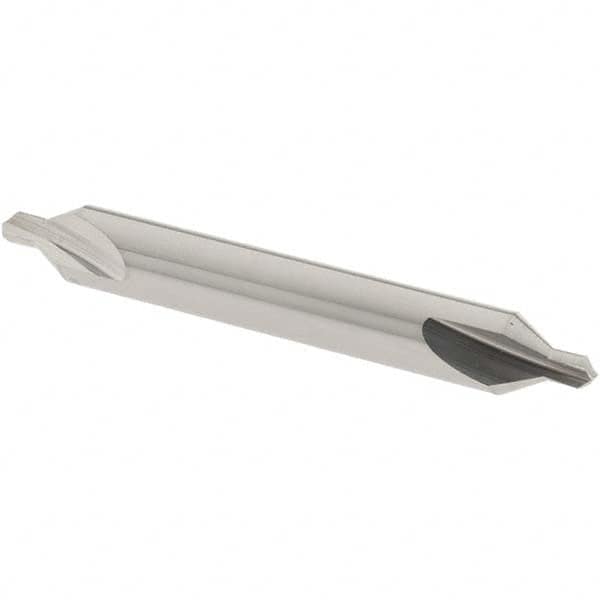 OSG - 1/4 Plain Cut 60° Incl Angle Solid Carbide Combo Drill & Countersink - Industrial Tool & Supply