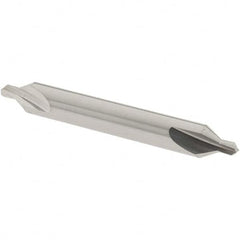 OSG - 1/4 Plain Cut 60° Incl Angle Solid Carbide Combo Drill & Countersink - Industrial Tool & Supply