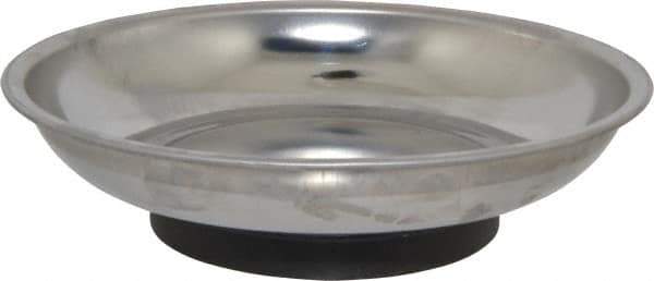 Eclipse - 5-7/8" Wide Magnetic Tray - Stainless Steel with Rubber-Coated Ferrite - Industrial Tool & Supply