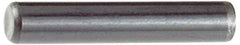 Holo-Krome - 3/16" Diam x 1" Pin Length 4000 Alloy Steel Oversized Dowel Pin - Black Luster Finish, C 47-58 & C 60 (Surface) Hardness, 1 Beveled & 1 Rounded End - Industrial Tool & Supply