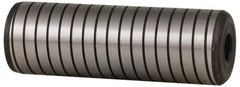 Holo-Krome - 1/2" Diam x 2-1/4" Pin Length 4000 Alloy Steel Pull Out Dowel Pin - Black Luster Finish, C 47-58 & C 60 (Surface) Hardness, 1 Beveled & 1 Threaded End - Industrial Tool & Supply