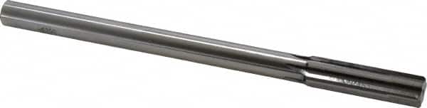 Made in USA - 0.635" Carbide-Tipped 6 Flute Chucking Reamer - Industrial Tool & Supply
