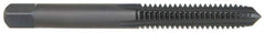 OSG - 1/2-13 UNC 2B 4 Flute Nitride/Oxide Finish High Speed Steel Straight Flute Standard Hand Tap - Plug, Right Hand Thread, 3-3/8" OAL, 1-21/32" Thread Length, H5 Limit, Oversize - Exact Industrial Supply