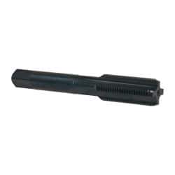 OSG - 9/16-18 UNF 4 Flute Nitride/Oxide Finish High Speed Steel Straight Flute Standard Hand Tap - Bottoming, Right Hand Thread, 3-19/32" OAL, 1-21/32" Thread Length, H3 Limit, Oversize - Exact Industrial Supply