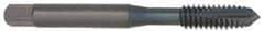 OSG - #12-24 UNC, 2 Flute, Bright Finish, High Speed Steel Spiral Point Tap - Plug Chamfer, Right Hand Thread, 2-3/8" OAL, 15/16" Thread Length, 0.22" Shank Diam, 2B/3B Class of Fit, Series 105A - Exact Industrial Supply