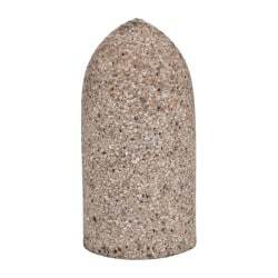 Grier Abrasives - Type 16, 1-1/2" Max Diam, 3" Head Thickness, 16 Grit Cone - Aluminum Oxide, Very Coarse Grade, 5/8-11 Shank Thread - Industrial Tool & Supply