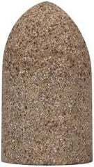 Grier Abrasives - Type 16, 1-3/4" Max Diam, 3" Head Thickness, 20 Grit Cone - Aluminum Oxide, Very Coarse Grade, 5/8-11 Shank Thread - Industrial Tool & Supply