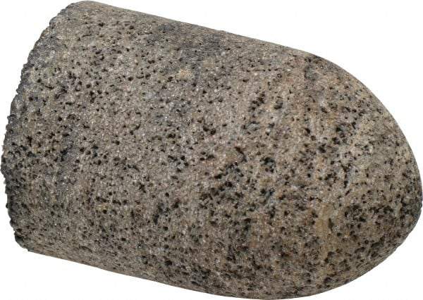 Grier Abrasives - Type 16, 2" Max Diam, 3" Head Thickness, 16 Grit Cone - Aluminum Oxide, Very Coarse Grade, 5/8-11 Shank Thread - Industrial Tool & Supply