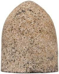 Grier Abrasives - Type 16, 2-3/4" Max Diam, 3-1/2" Head Thickness, 16 Grit Cone - Aluminum Oxide, Very Coarse Grade, 5/8-11 Shank Thread - Industrial Tool & Supply