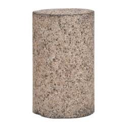 Grier Abrasives - Type 18, 1-1/2" Max Diam, 2-1/2" Head Thickness, 24 Grit Square Tip Plug - Aluminum Oxide, Very Coarse Grade, 3/8-24 Shank Thread - Industrial Tool & Supply